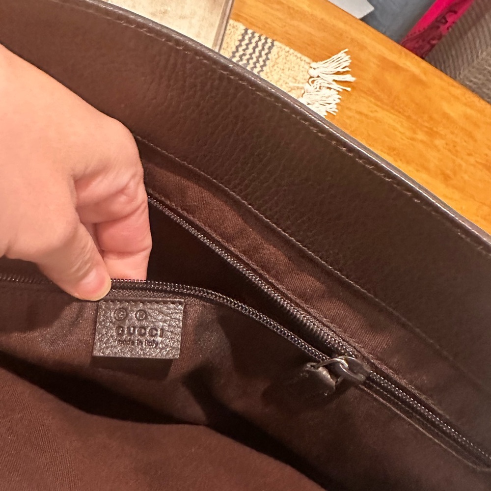 Gucci Cream Briefcase With Monogram Pattern And S… - image 7